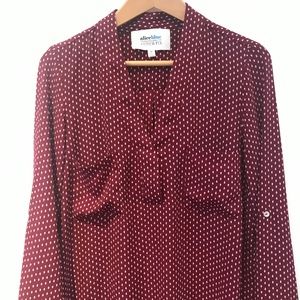 Burgundy lightweight dress top by Stitch Fix M